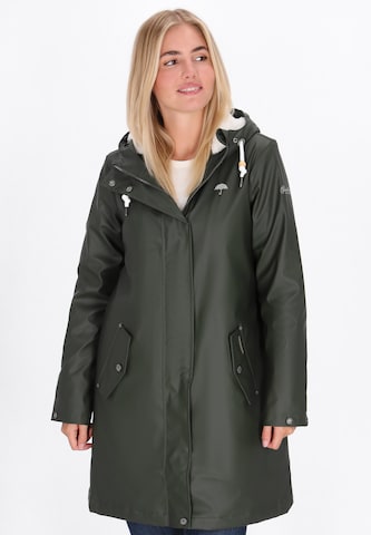 Manteau mi-saison Schmuddelwedda en vert : devant