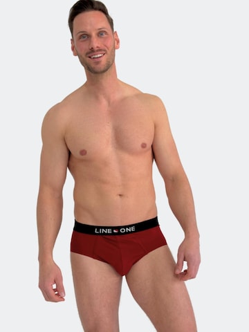 Line One - Braga 'Herren Slips  aus Baumwolle' en rojo