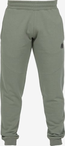 Pantaloni sportivi 'Leon' di Gorilla Wear in verde: frontale
