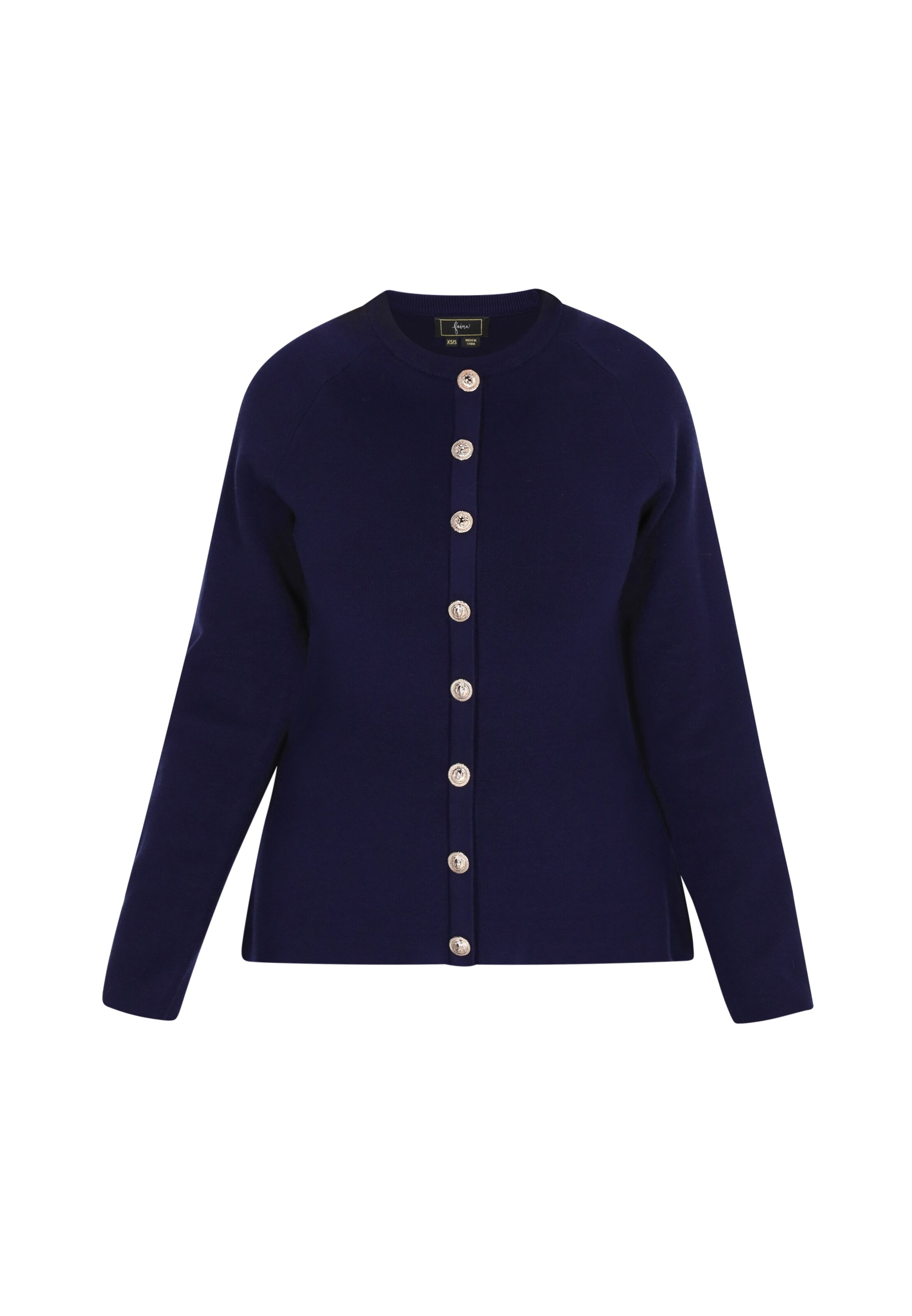 faina Вязаная кофта в Синий: спереди