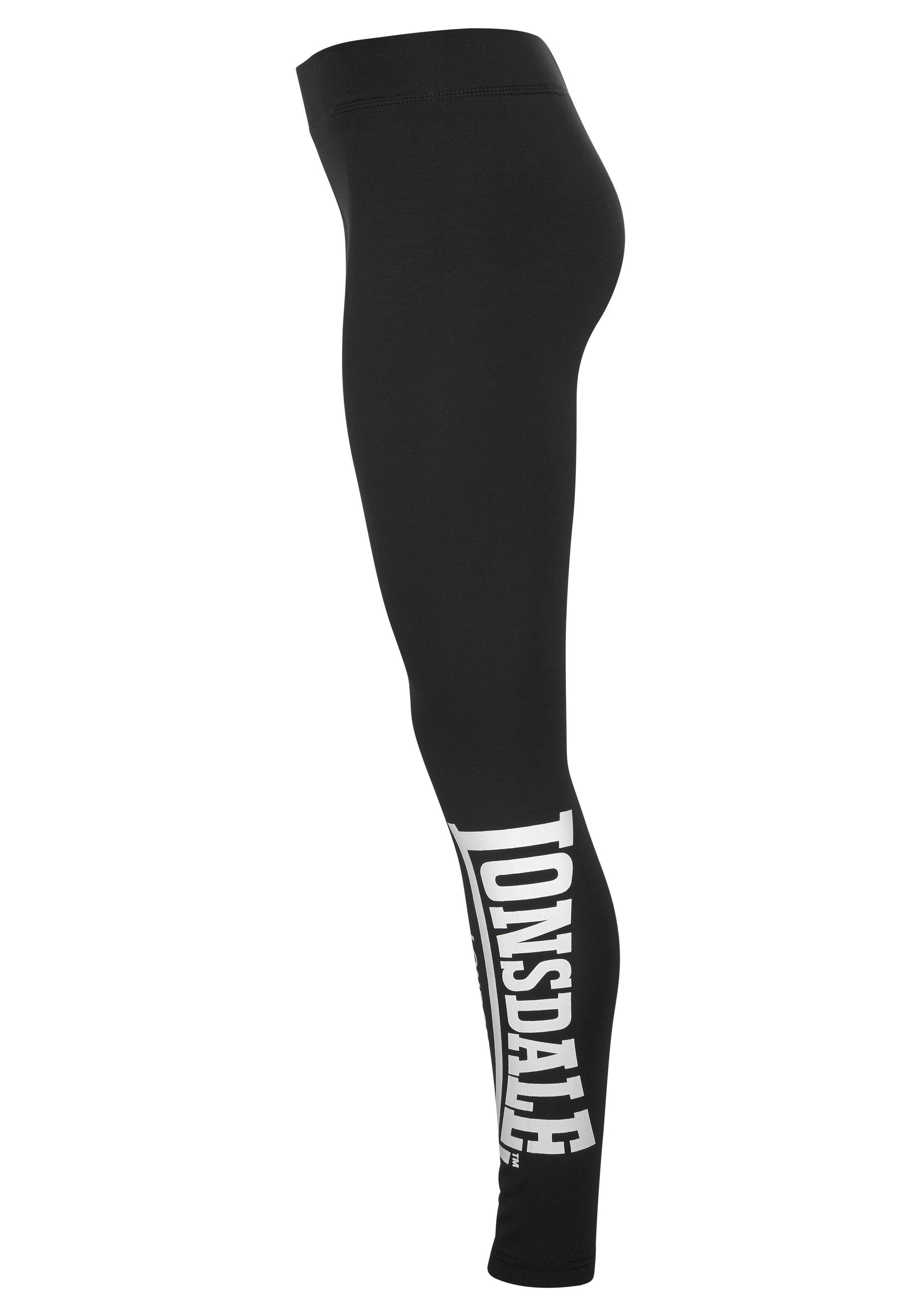 LONSDALE Skinny Leggings in Black