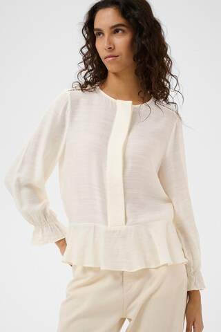 Chemisier 'LINNISIW' InWear en blanc