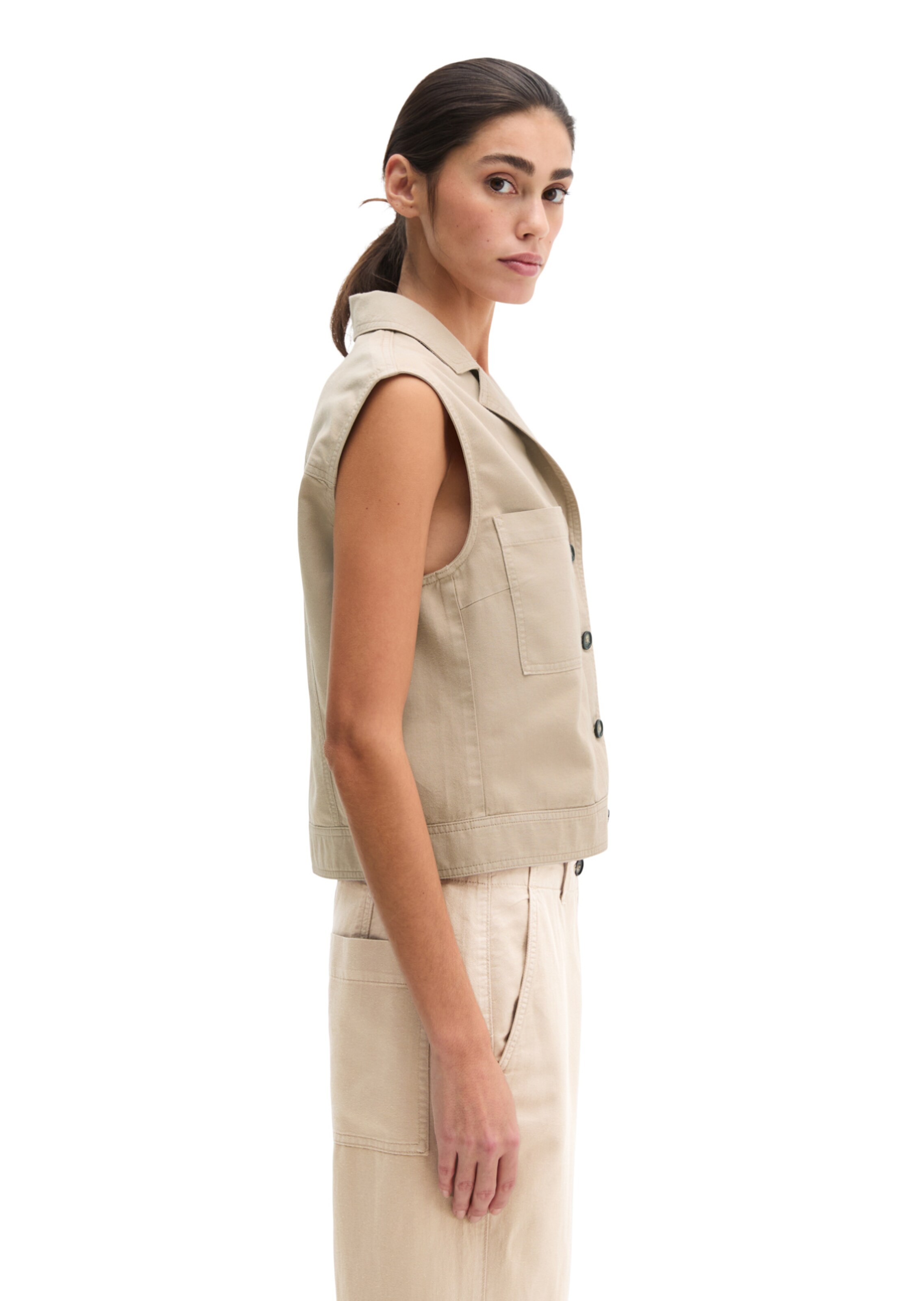 Marc O'Polo Vest in Brown