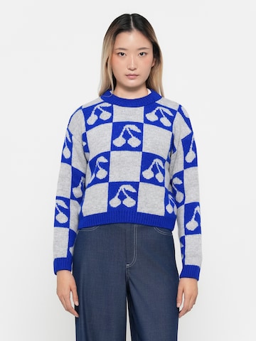 ONLY - Jersey 'ONLHAPPIE' en azul: frente
