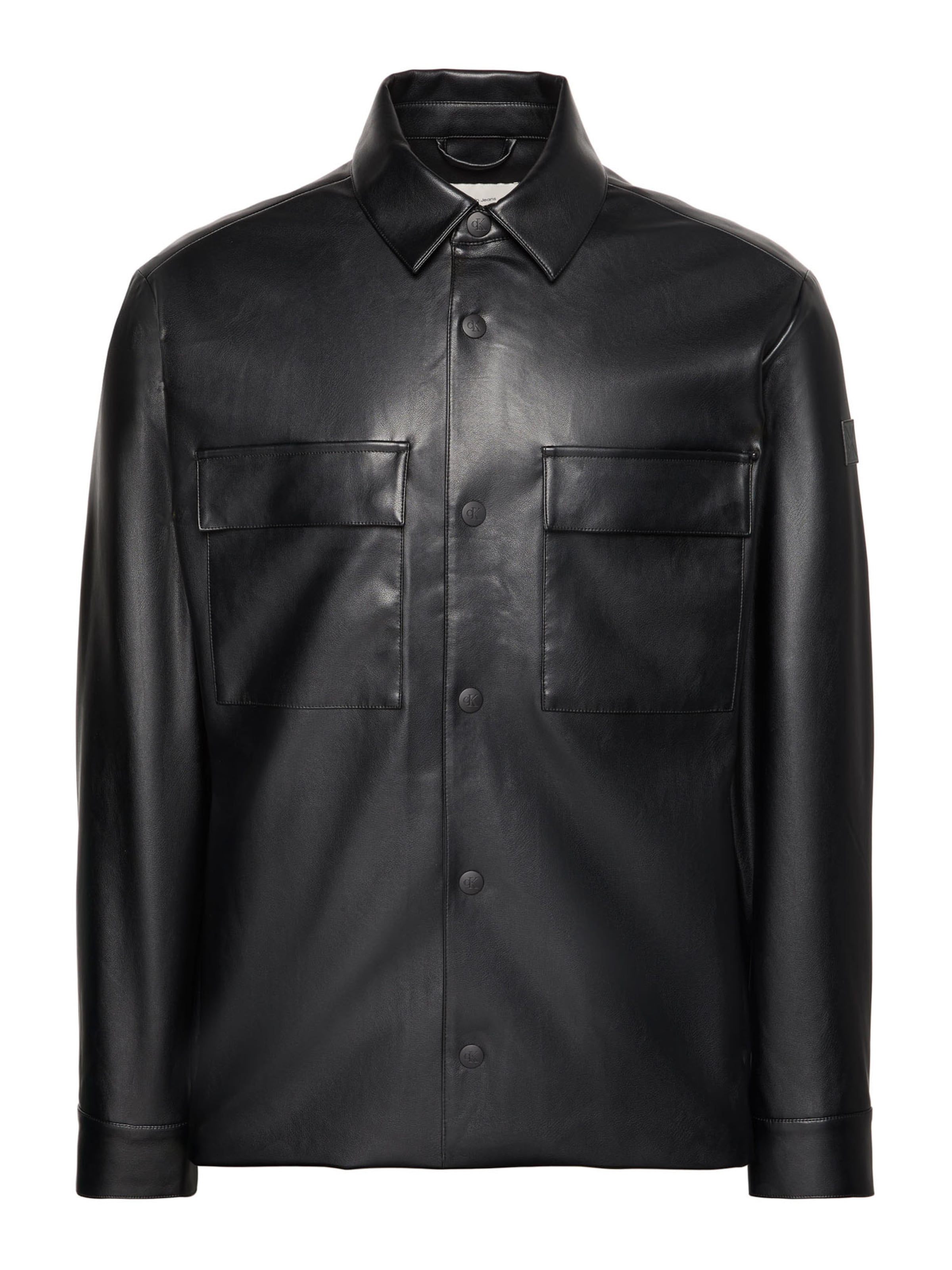 Calvin Klein Jeans Between-season jacket in Black: front
