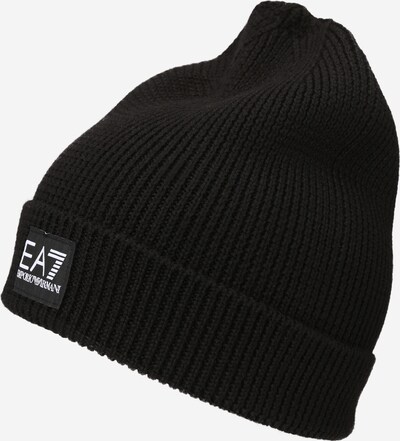 EA7 Emporio Armani Cepure, krāsa - melns / balts, Preces skats