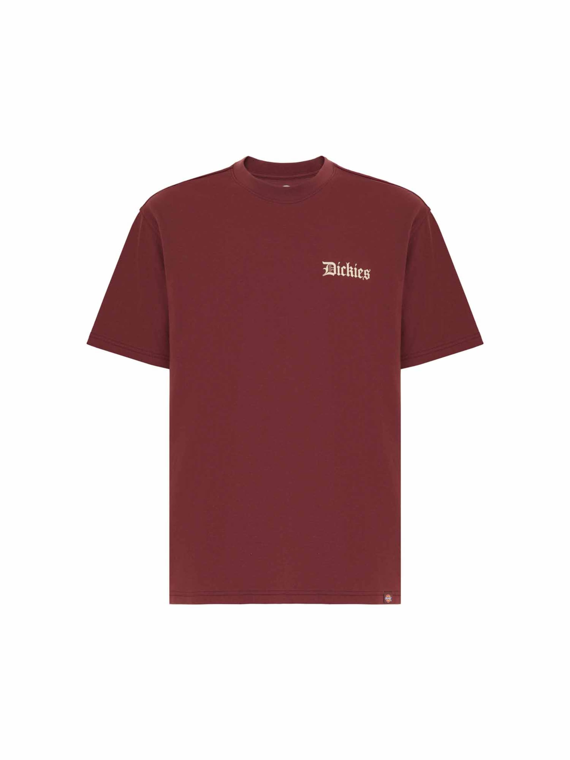 DICKIES Shirt 'Diner' in Brown: front