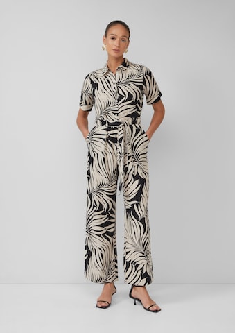 s.Oliver BLACK LABEL Jumpsuit in Zwart: voorkant