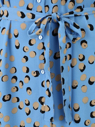 Vero Moda Tall Košilové šaty 'Nya' – modrá