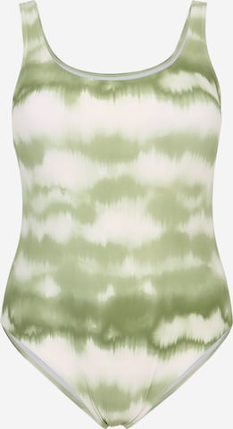 Maillot de bain 'ANESA' PIECES Curve en vert : devant