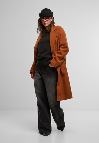 Urban Classics Between-seasons coat in Brown