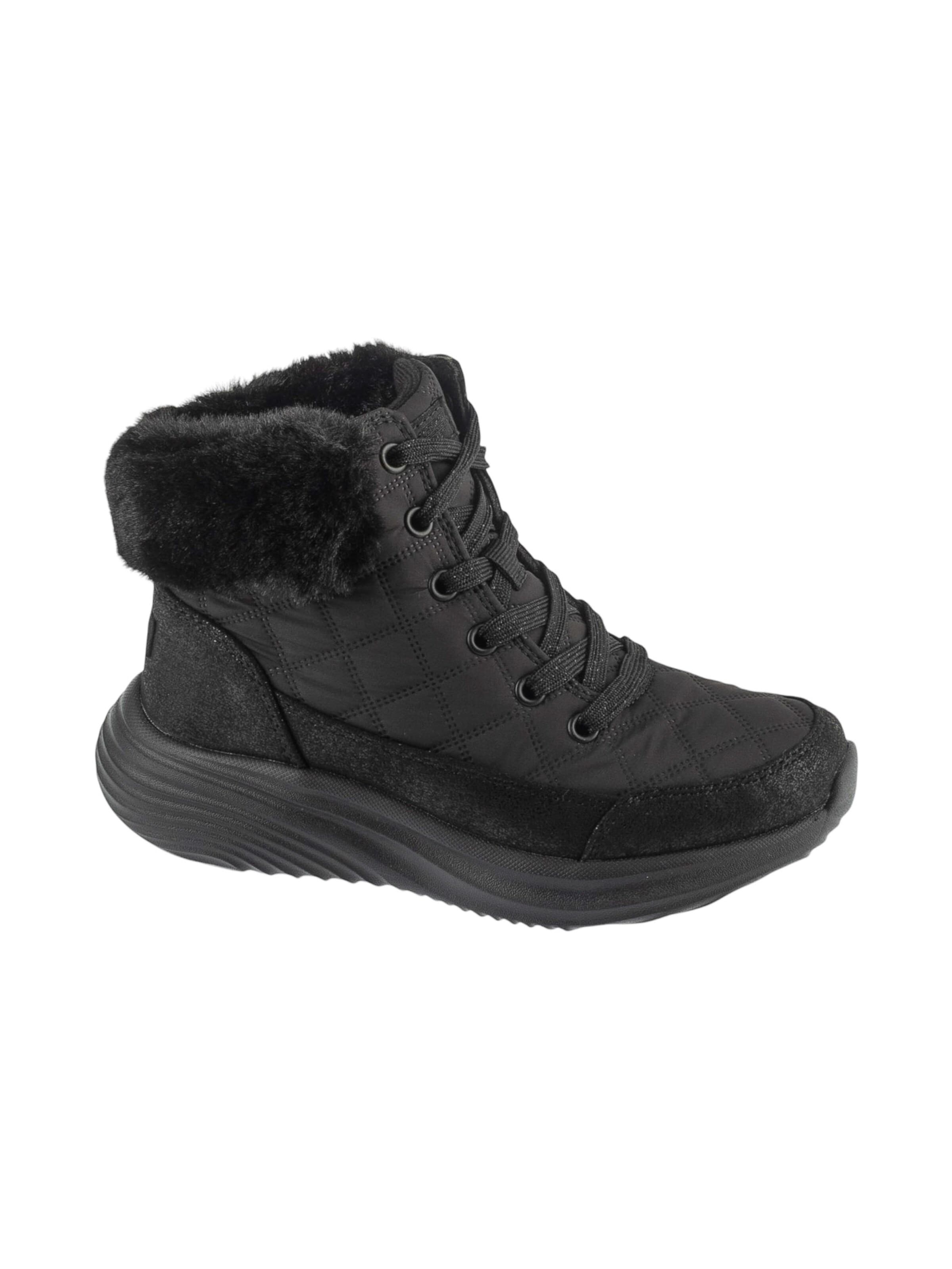 SKECHERS Snowboots 'Bounder Pro' in Zwart: voorkant