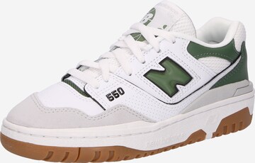 Baskets '550' new balance en gris : devant