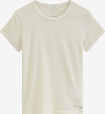 T-shirt Marc O'Polo en beige : devant