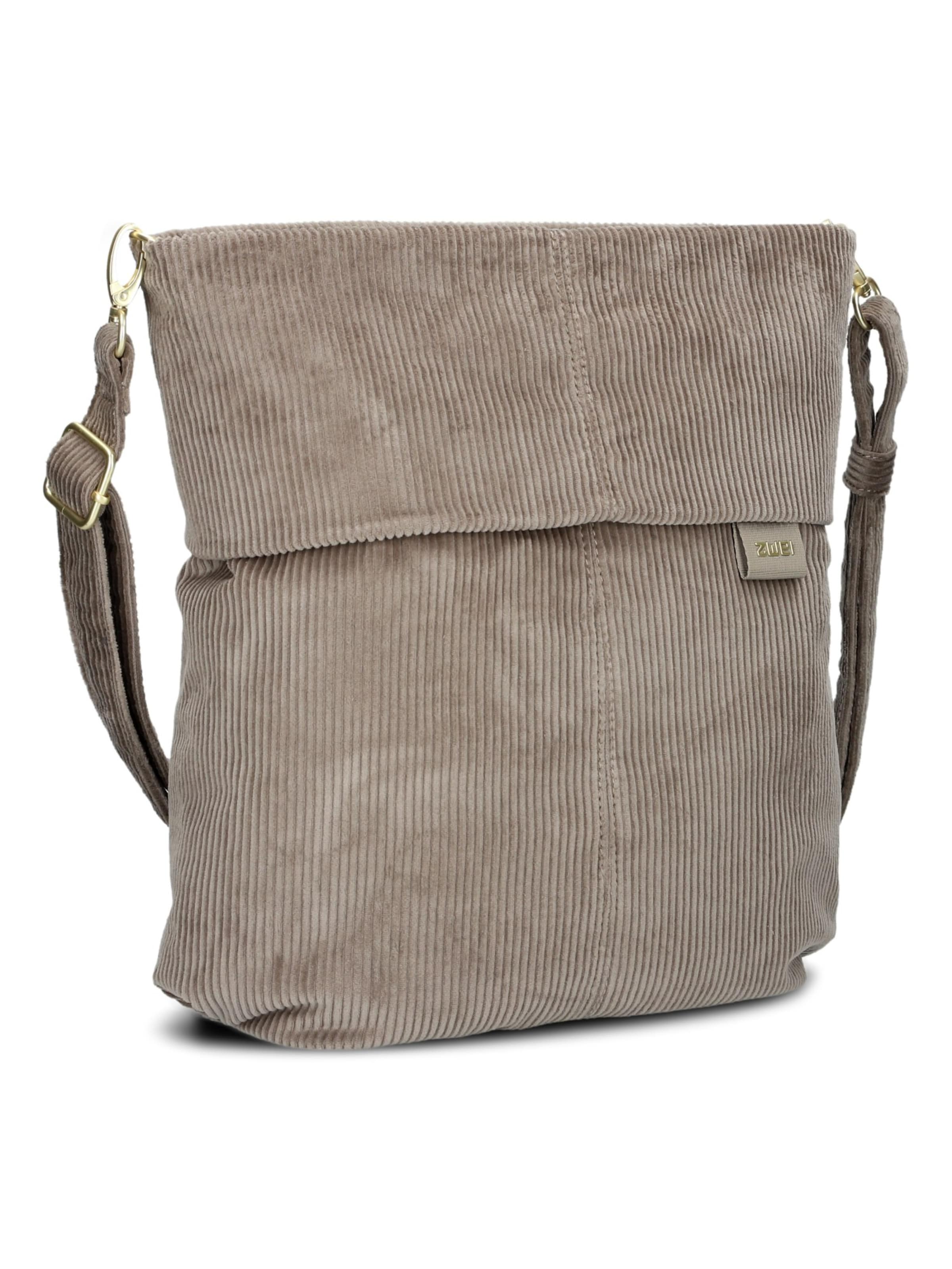 ZWEI - Bolso de hombro 'MADEMOISELLE.M M12' en beige