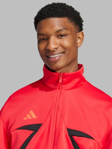 ADIDAS SPORTSWEARJakna za vježbanje 'House Of Tiro Nations' - crvena boja