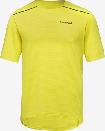 GORE WEAR Performance Shirt 'CONTEST 2.0' in Yellow: front