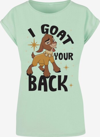 Maglietta 'Wish - I Goat Your Back' di ABSOLUTE CULT in verde: frontale