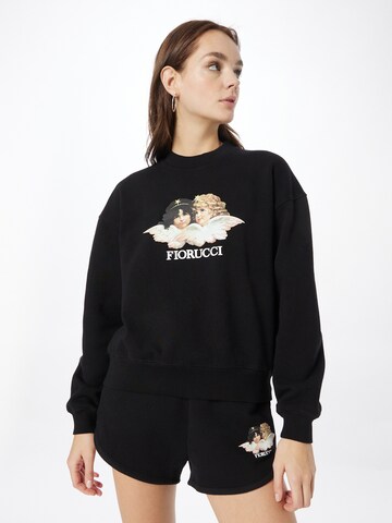Fiorucci Sweatshirt in Zwart: voorkant