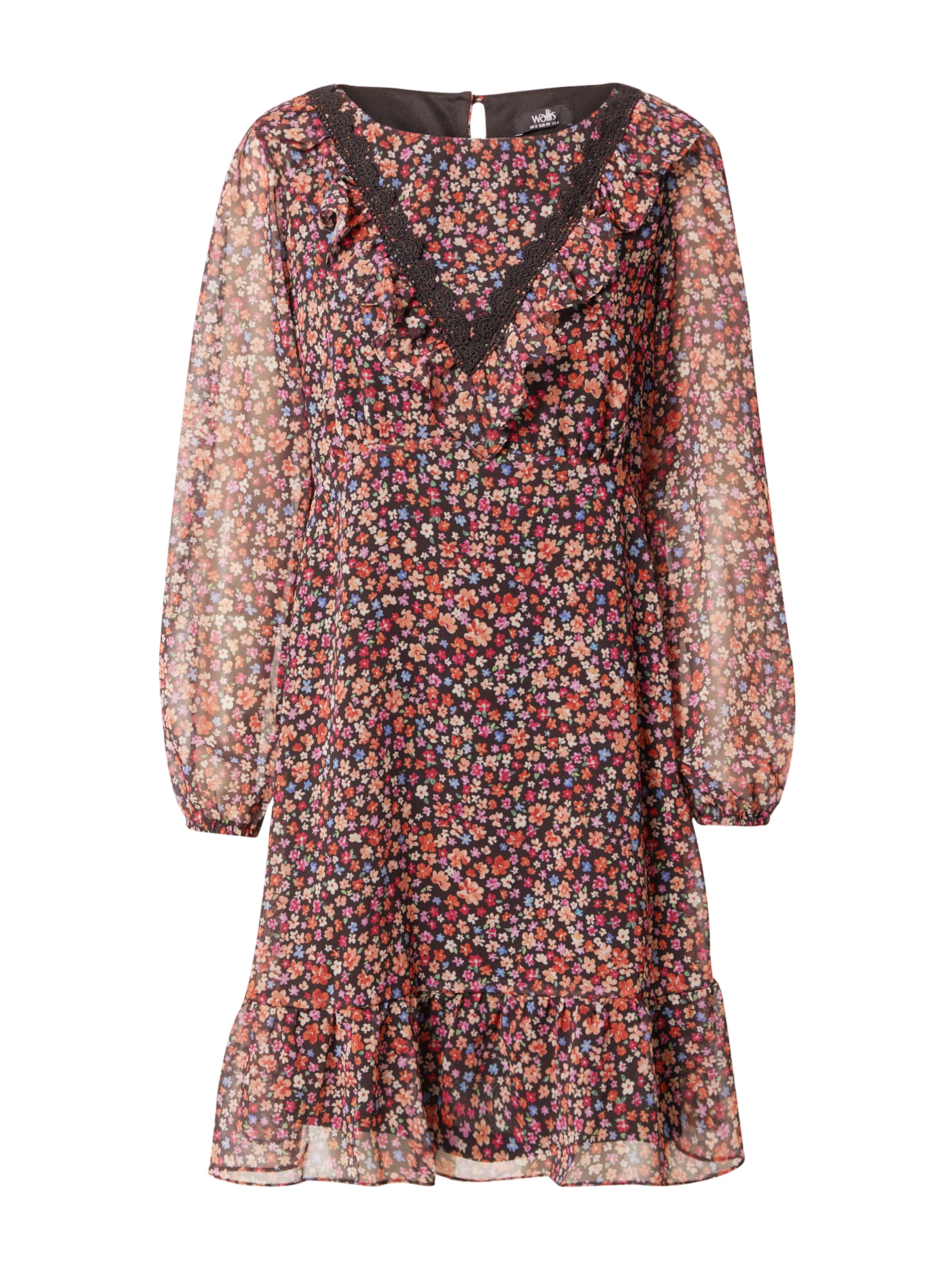 Abito camicia 'Ditsy' di Wallis in rosso: frontale