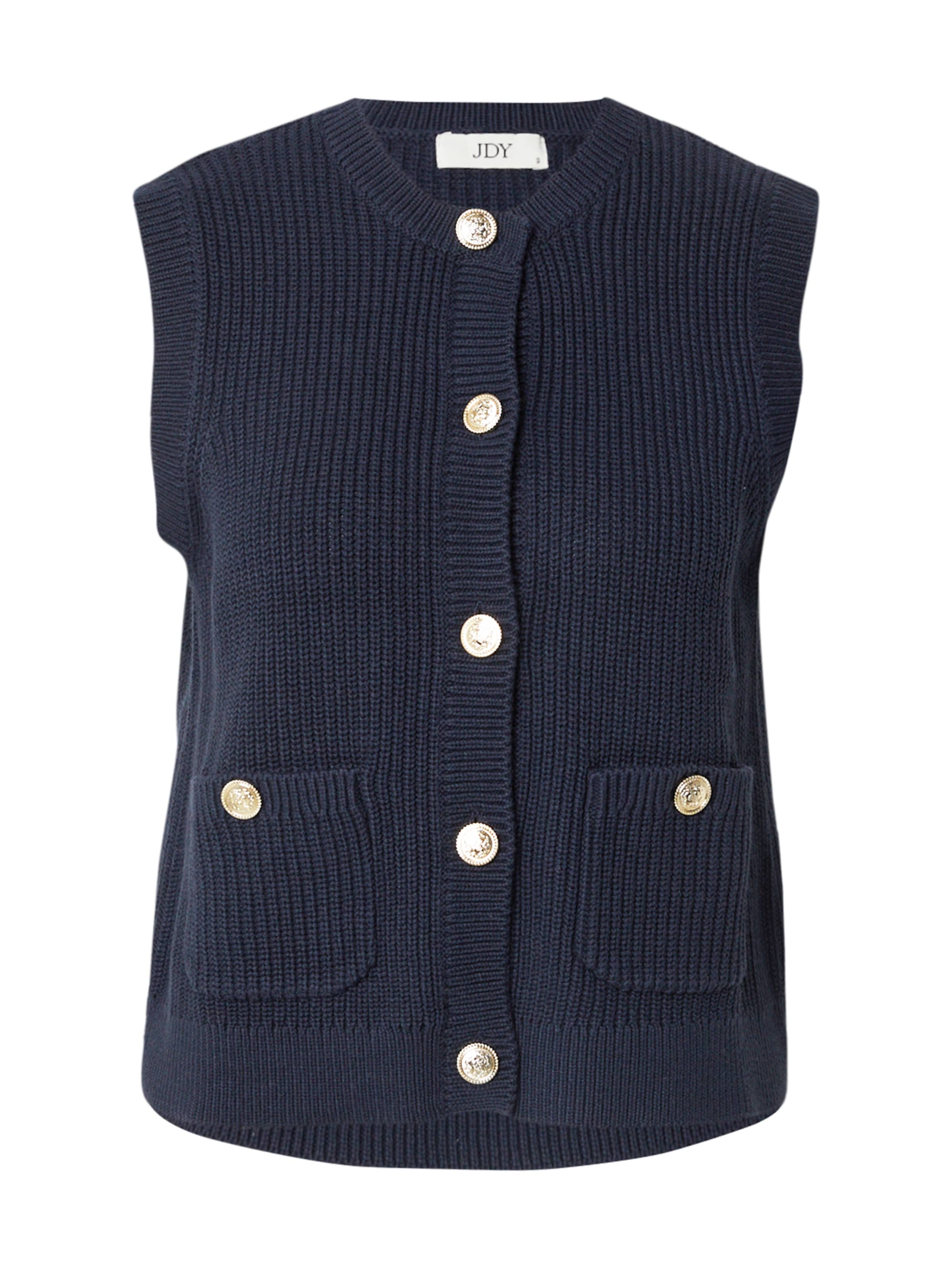 JDY Πλεκτό γιλέκο 'JDYSTELLA' σε σκούρο μπλε, Άποψη προϊόντος