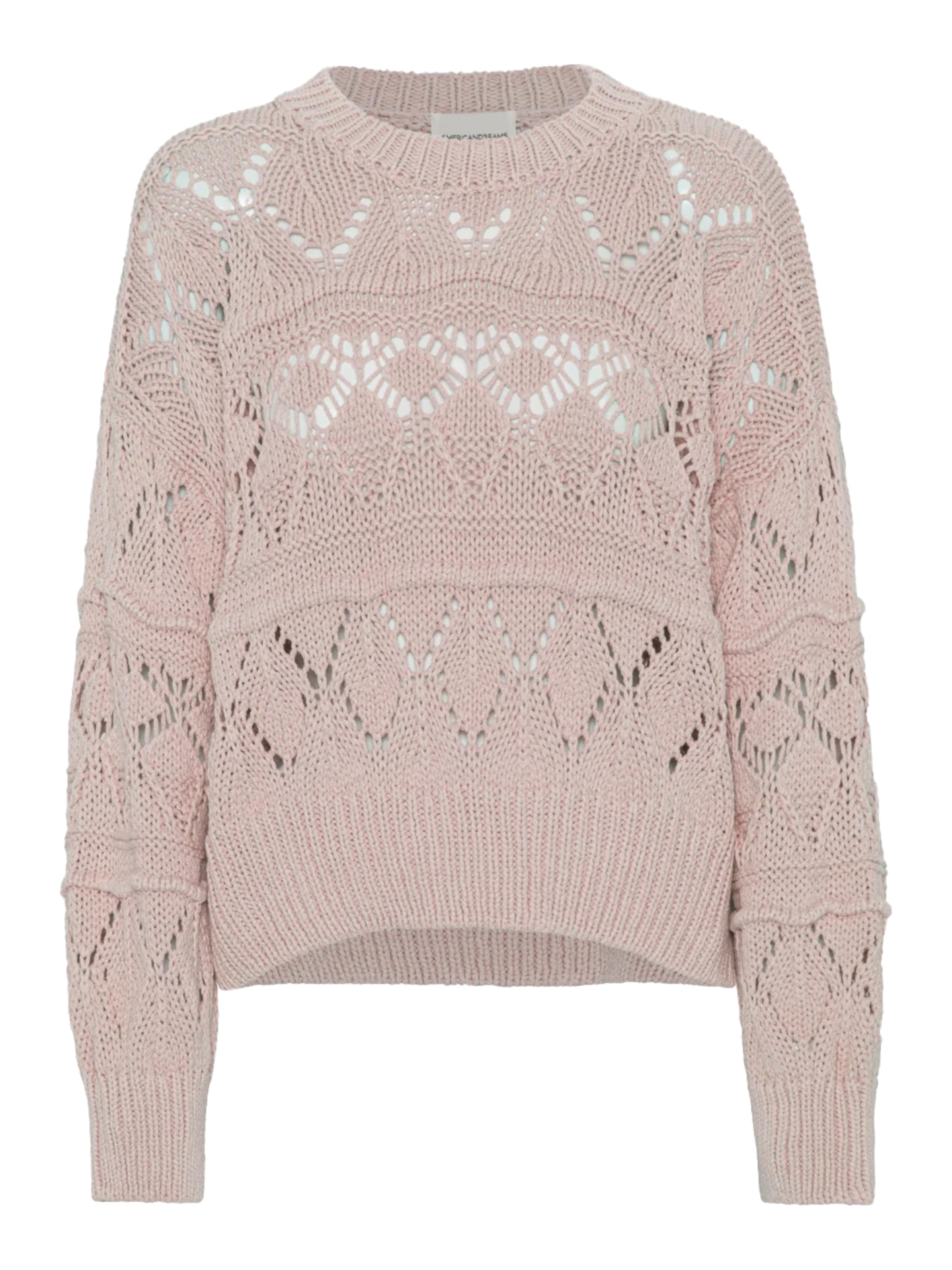 americandreams Pullover 'Cassie'‌‌ in Pink: Vorderseite
