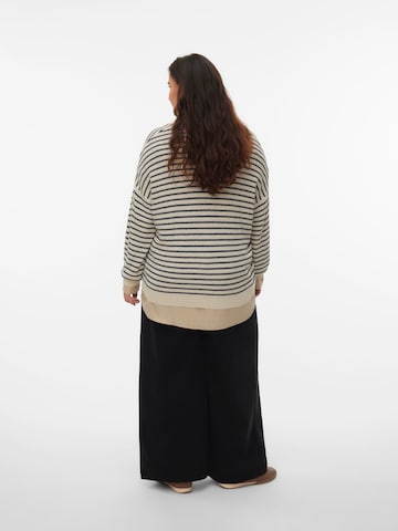 Vero Moda Curve Pullover 'VMCNew Lexsun' in Beige