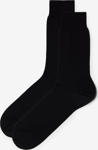 IUMAN Intimissimi Uomo Socks in Black: front