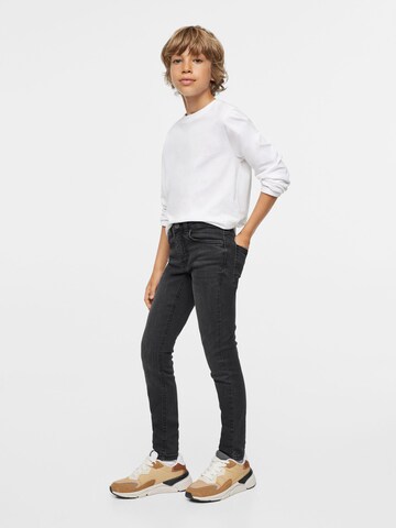 MANGO KIDS Skinny Jeansy w kolorze czarny