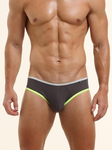 SEOBEAN Panty 'Colourway Contrast Nylon Brief' in Grey: front