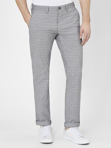 REDPOINT Slimfit Chinohose in Grau: predná strana