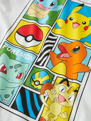 NAME IT - Camiseta 'NKMDAMS POKEMON' en blanco