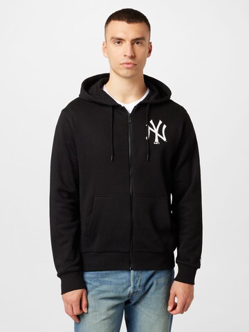 NEW ERA Sweatjakke 'League Essentials New York Yankees' i svart: forside