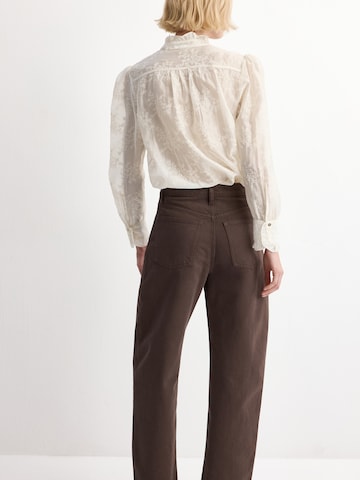 Chemisier 'FILCAYA' MANGO en beige