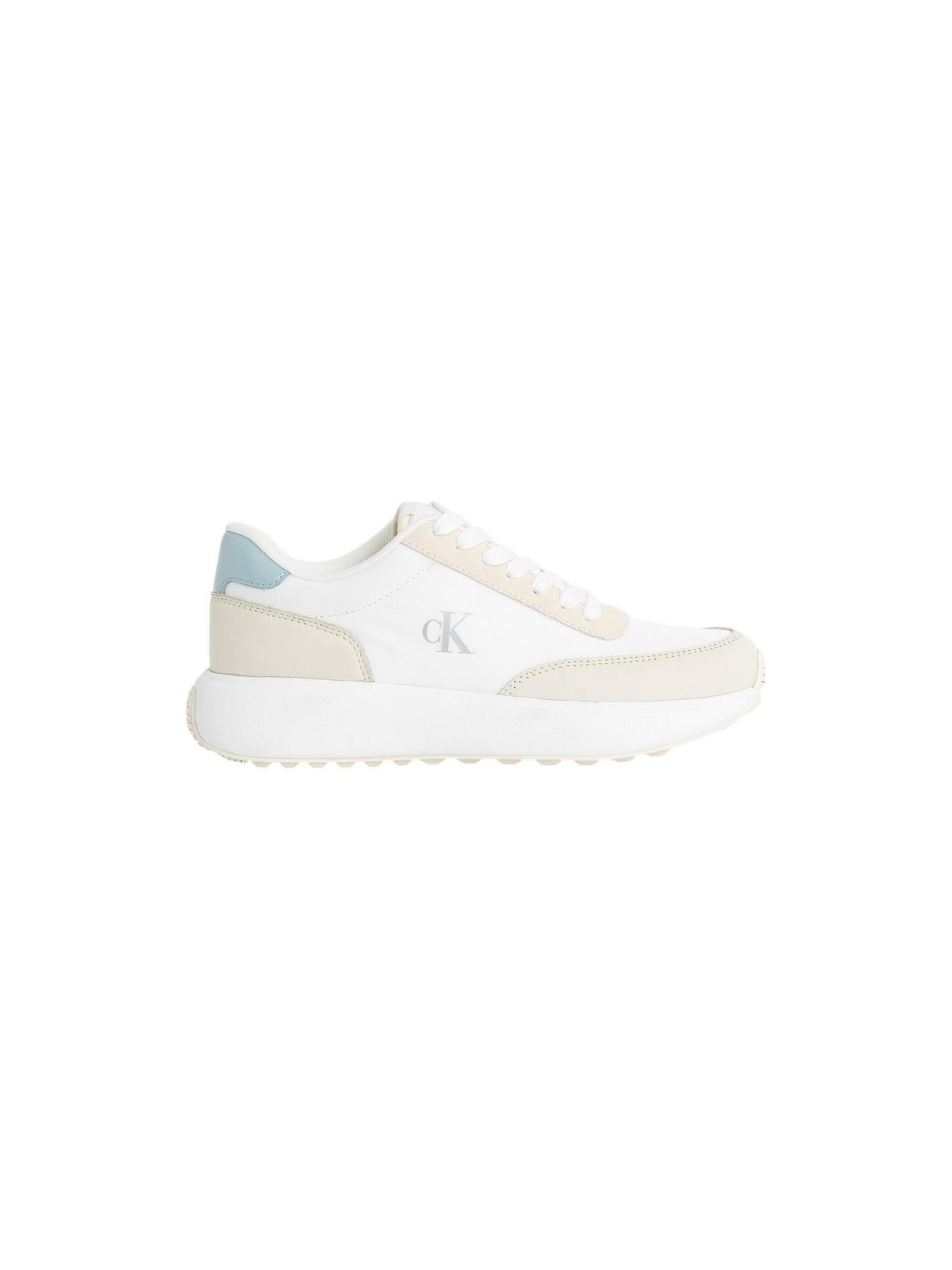 Calvin Klein Jeans Platform trainers in Beige: front