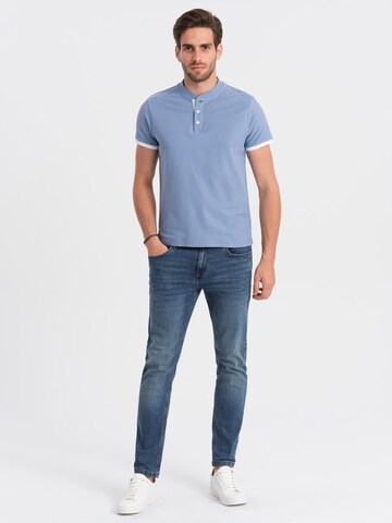 Ombre Shirt in Blauw