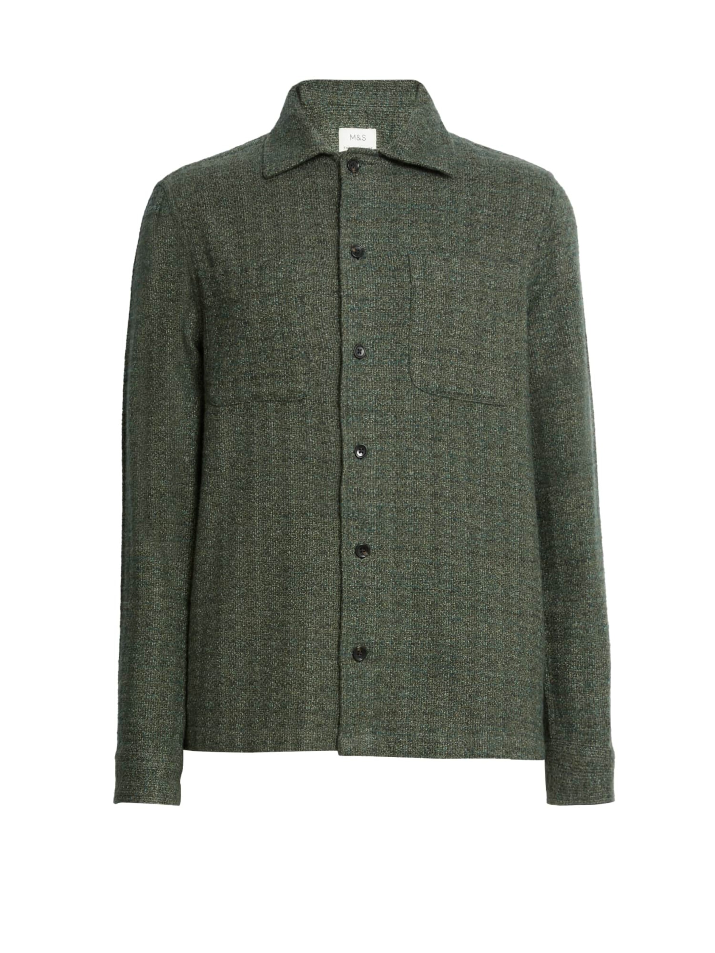 Marks & Spencer Comfort Fit Hemd in Grün: Vorderseite