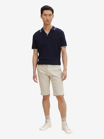 TOM TAILOR Regular Shorts in Beige