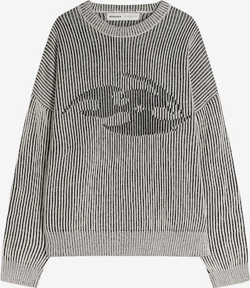 Bershka Sweater in Grey: front