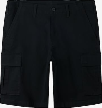 TWO SOON - Pantalón cargo en negro: frente