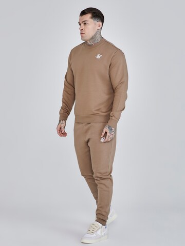 Sweat-shirt SikSilk en marron