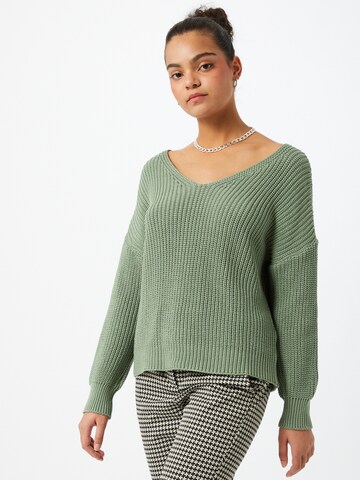 Pull-over 'Liliana' ABOUT YOU en vert : devant