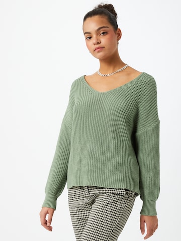 ABOUT YOU Sweater 'Liliana' in Green: front