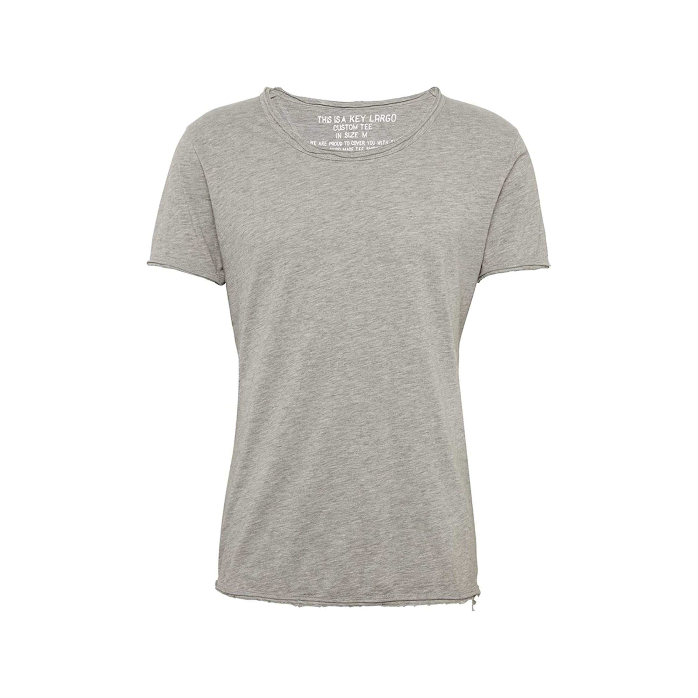 Key Largo Футболка 'BREAD' в Серый: спереди