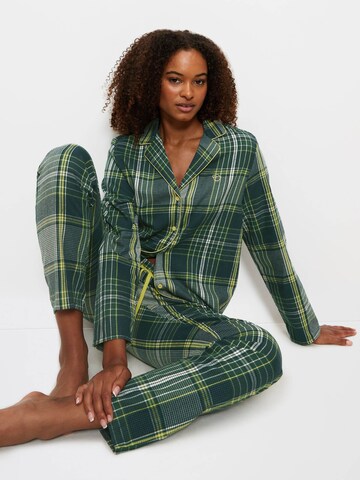 TRIUMPH - Pijama ' Boyfriend ' en verde