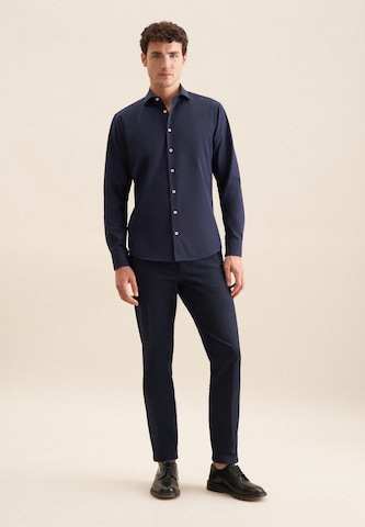 SEIDENSTICKER Regular fit Button Up Shirt in Blue