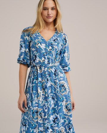 Robe-chemise WE Fashion en bleu