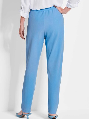 Goldner Regular Bandplooibroek 'Sara' in Blauw