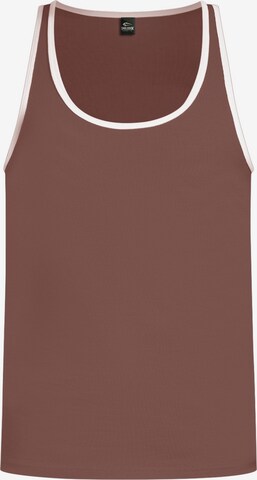 T-Shirt fonctionnel 'Joe' Smilodox en marron : devant