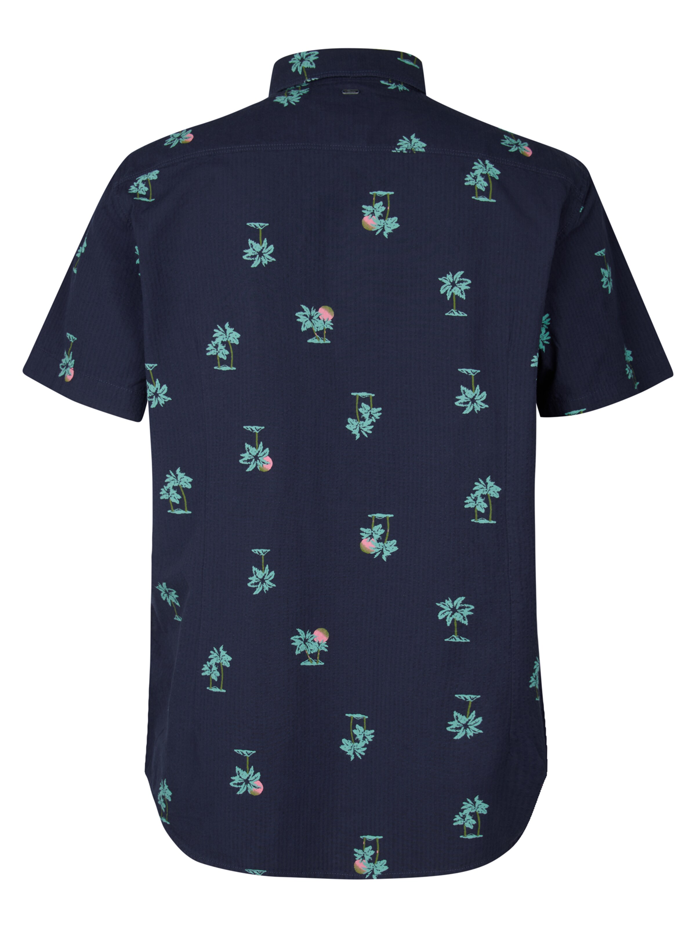 Petrol Industries Средняя посадка Рубашка 'Coralshore' в Синий